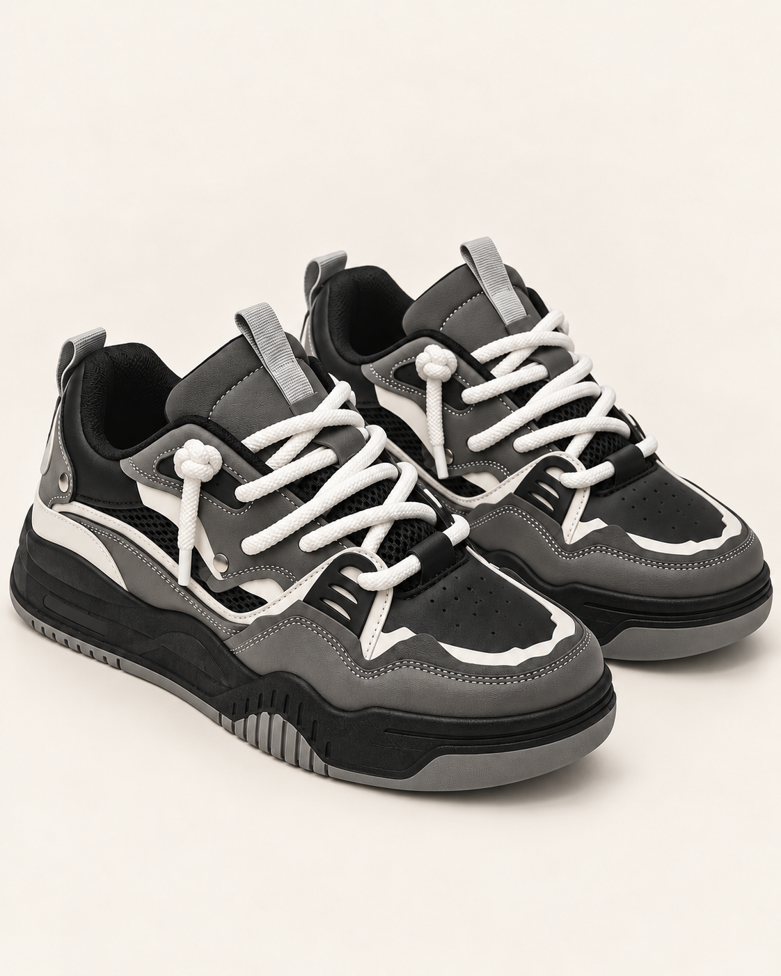 Men's Chunky Lace Up Skate Trainers