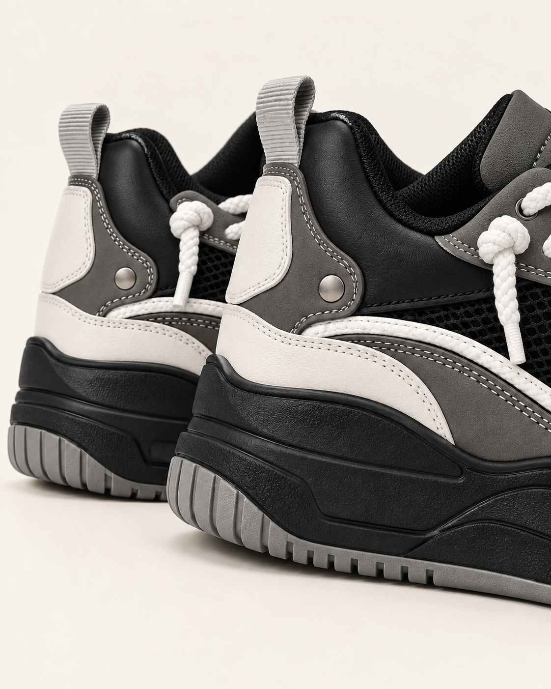 Men's Chunky Lace Up Skate Trainers