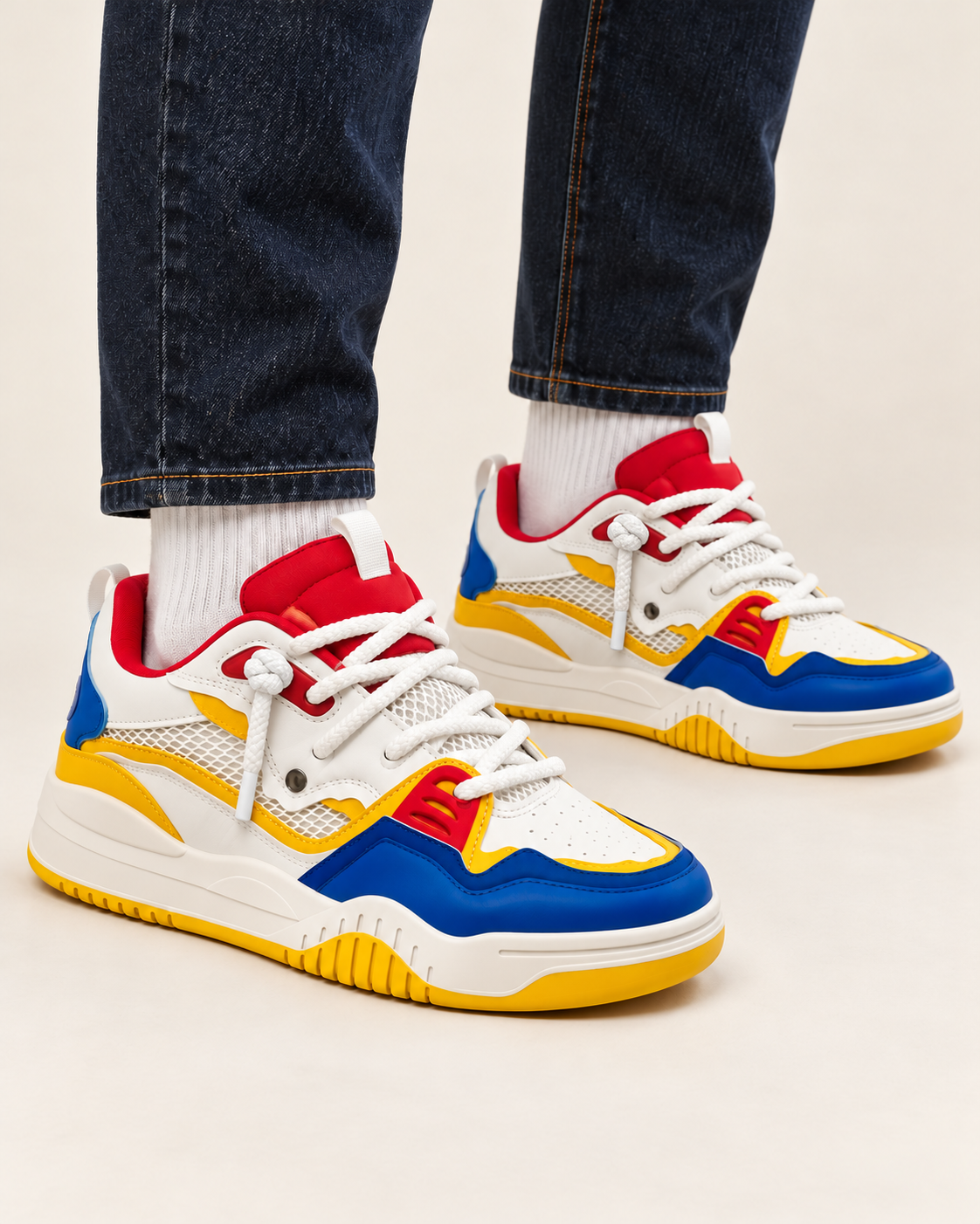 Men's Chunky Lace Up Skate Trainers
