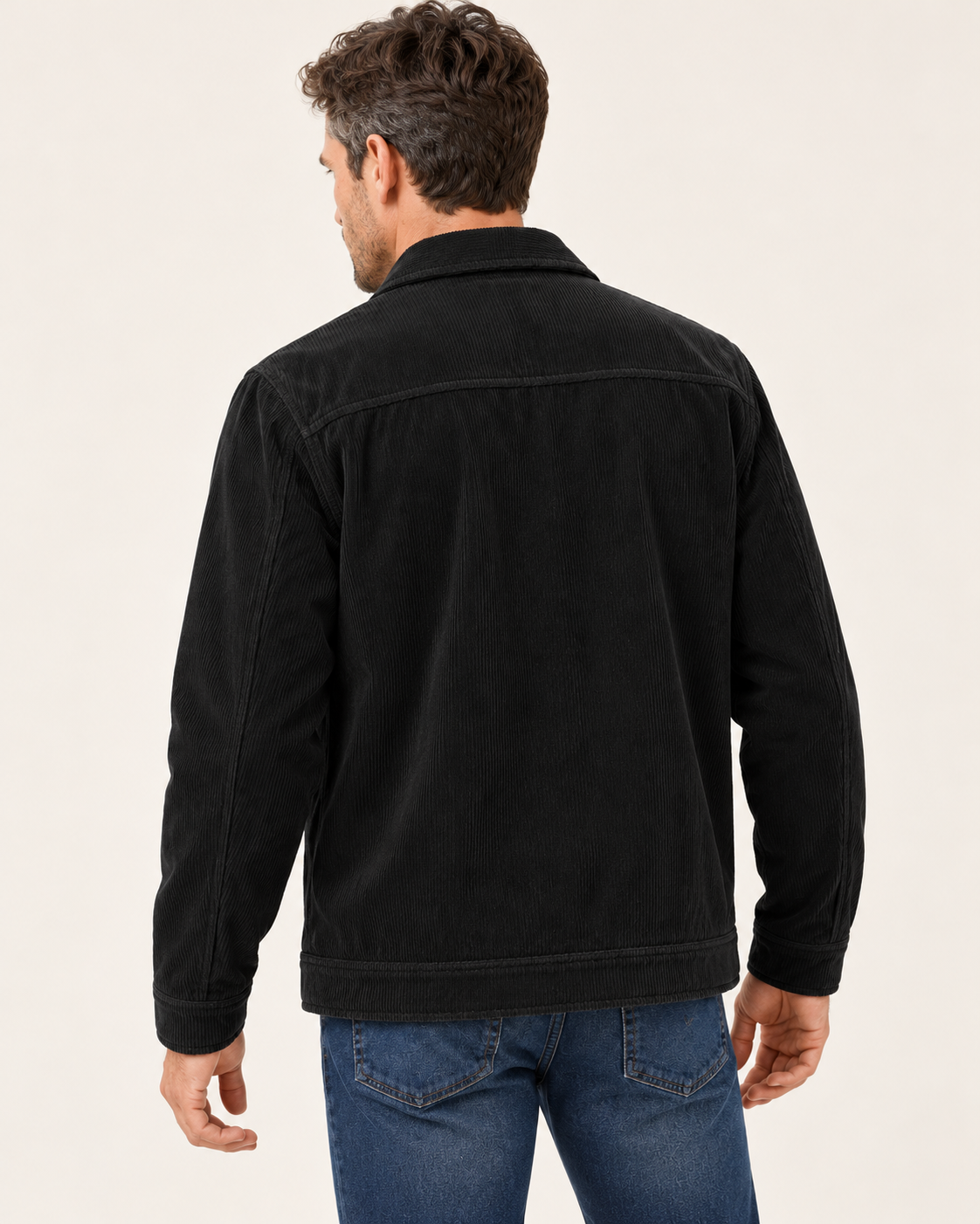 Men's Corduroy Overshirt With Chest Pockets