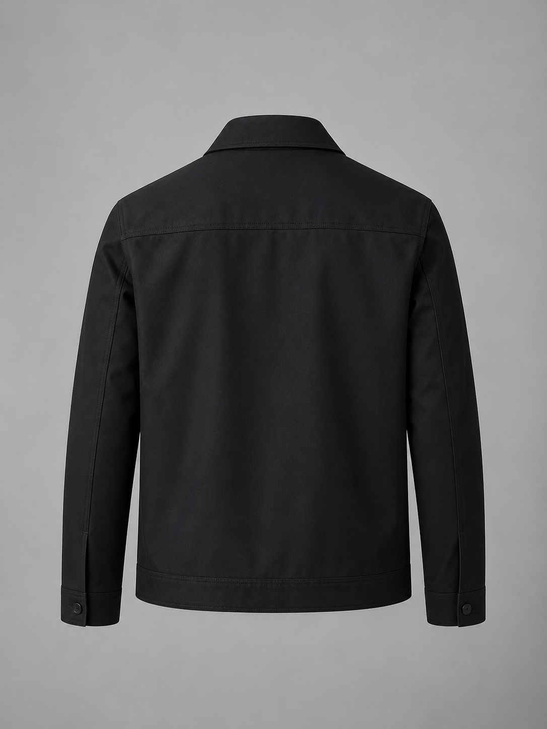 Men's Casual Zip Jacket Relaxed Fit Long Sleeve Smart-Casual Versatile