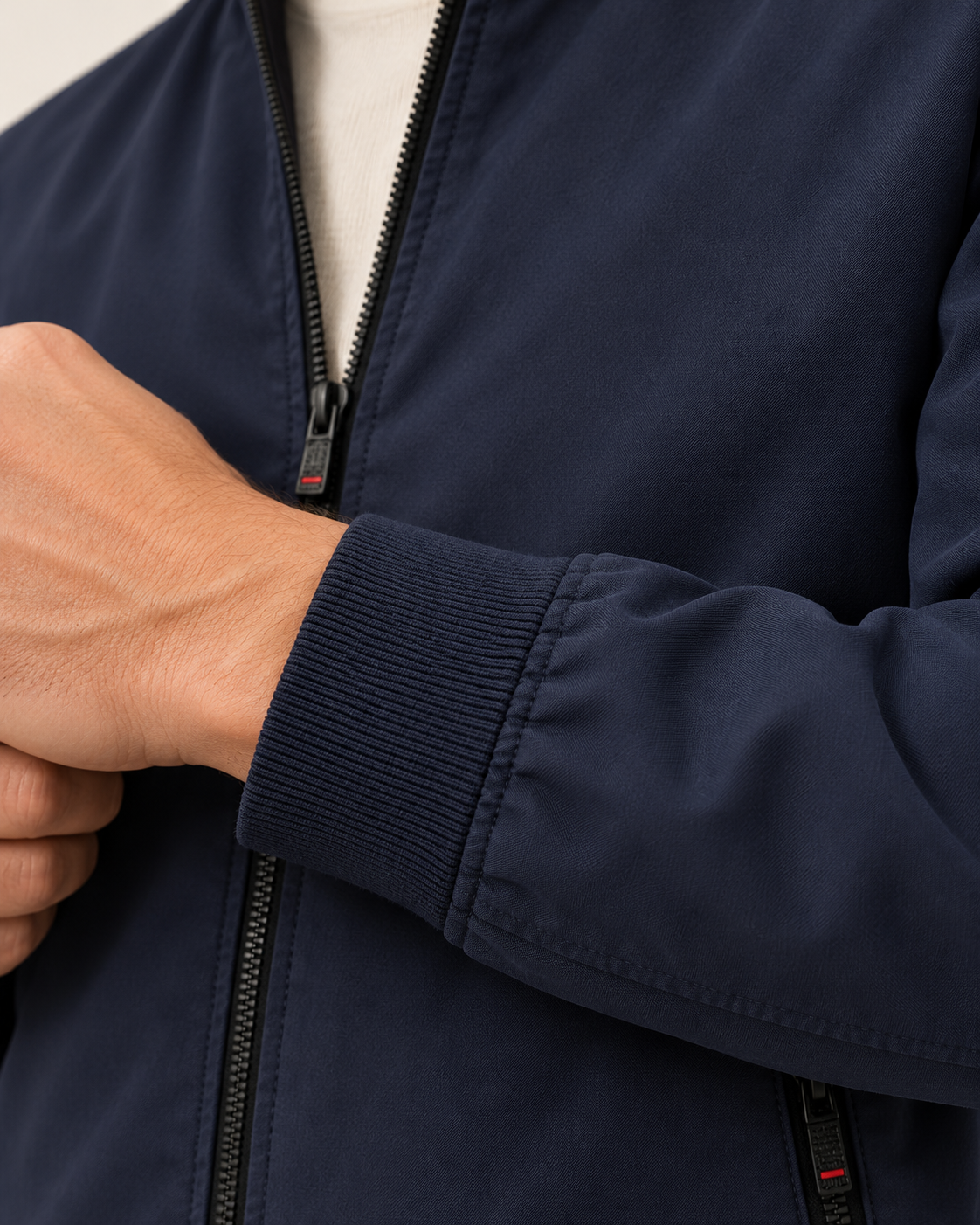 Men's Lightweight Zip Up Bomber Jacket