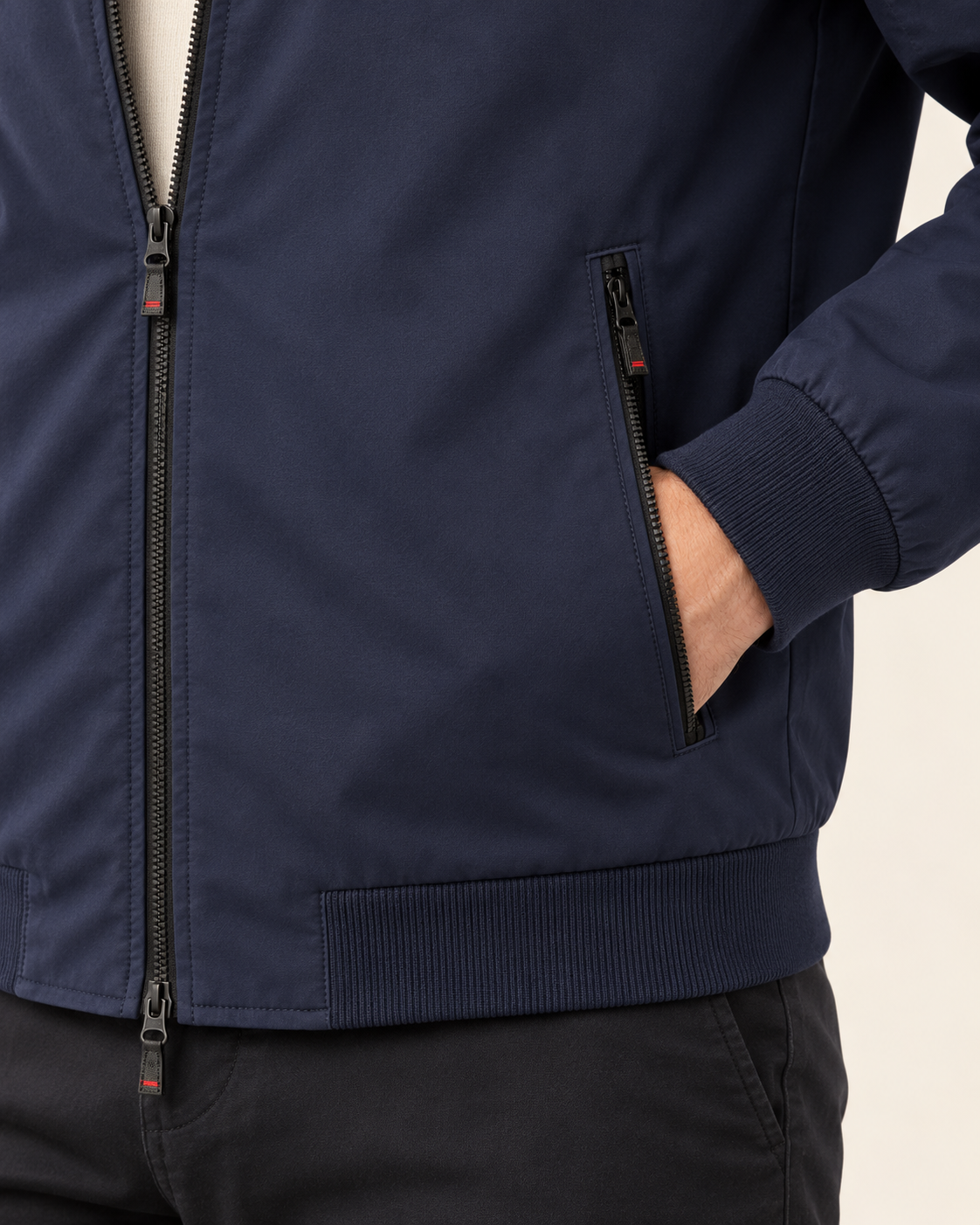 Men's Lightweight Zip Up Bomber Jacket