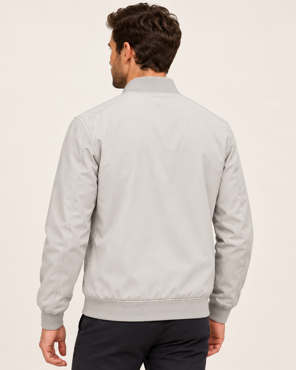 Men's Lightweight Zip Up Bomber Jacket