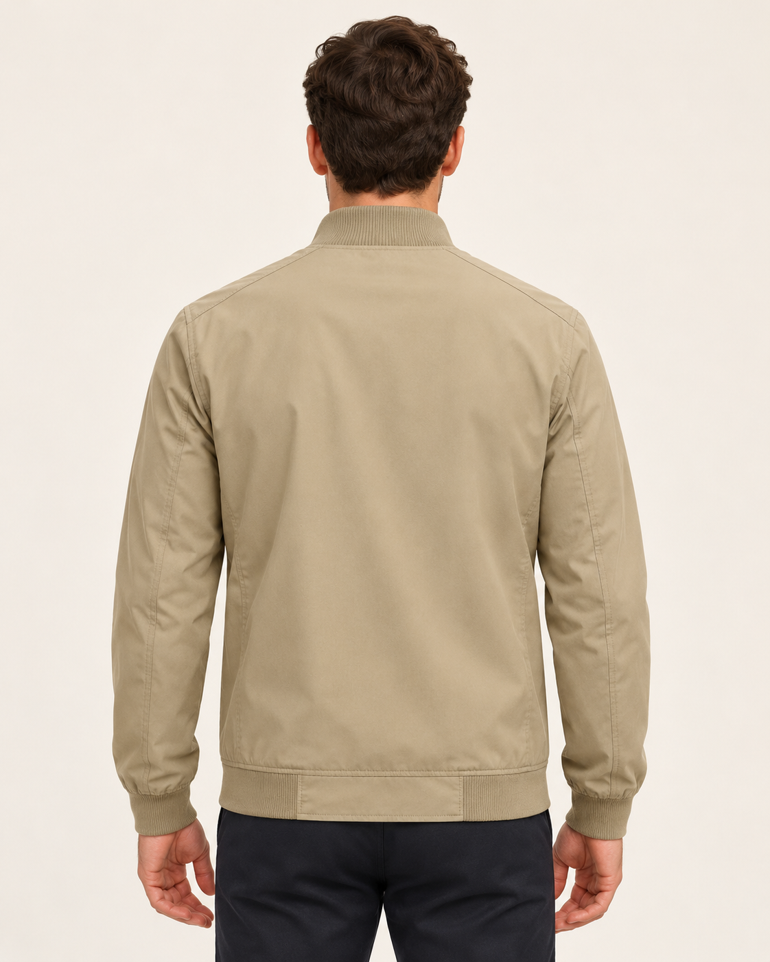 Men's Lightweight Zip Up Bomber Jacket