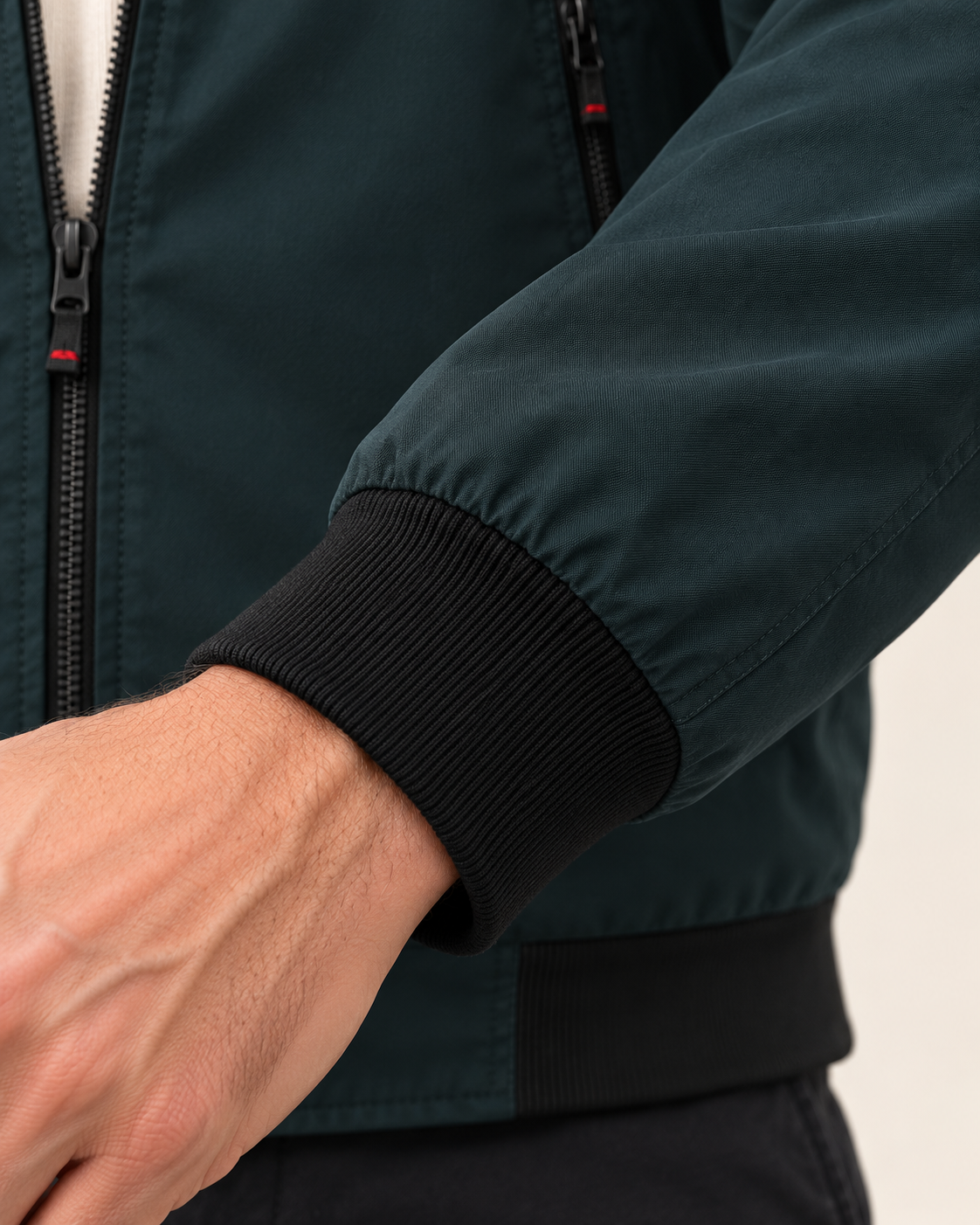 Men's Lightweight Zip Up Bomber Jacket