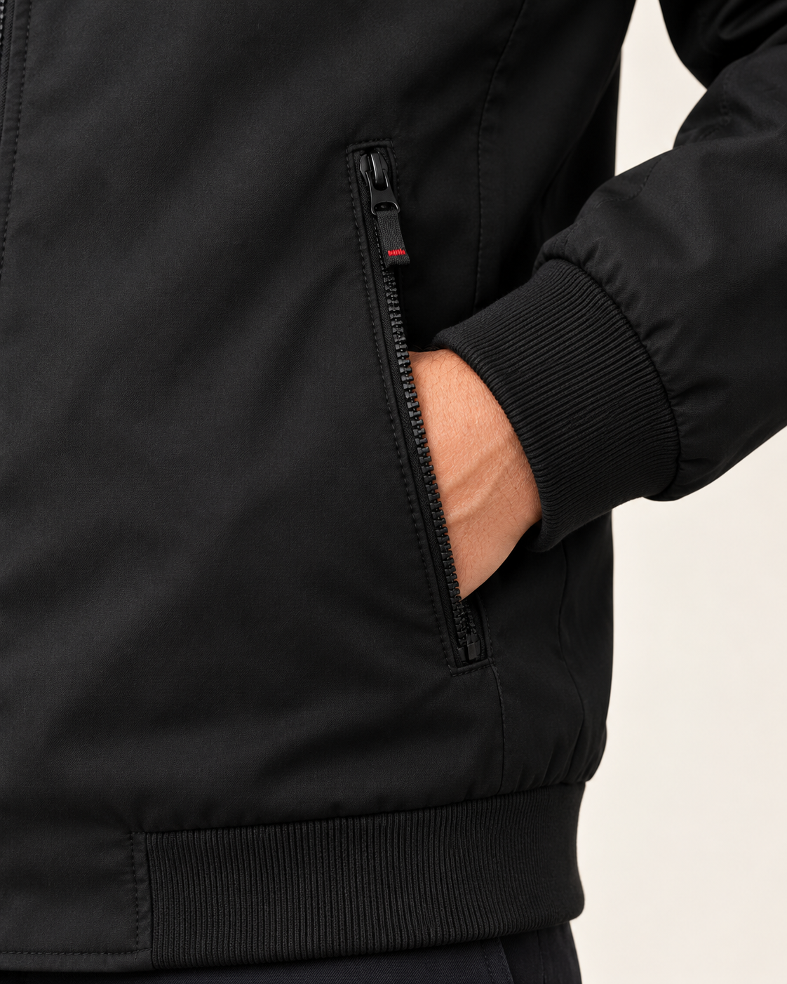 Men's Lightweight Zip Up Bomber Jacket