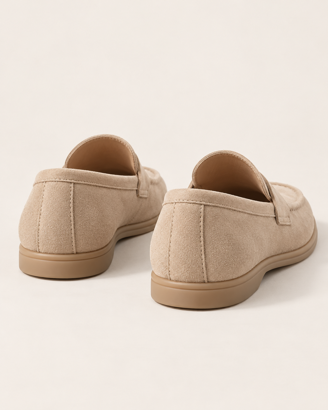 Men's Suede Look Penny Loafers
