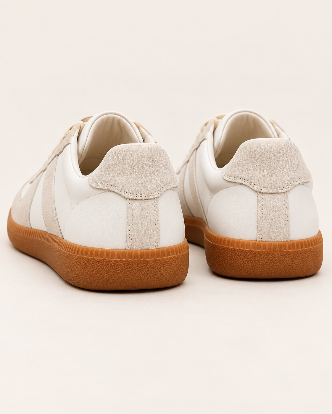 Men's Suede Panel Gum Sole Trainers