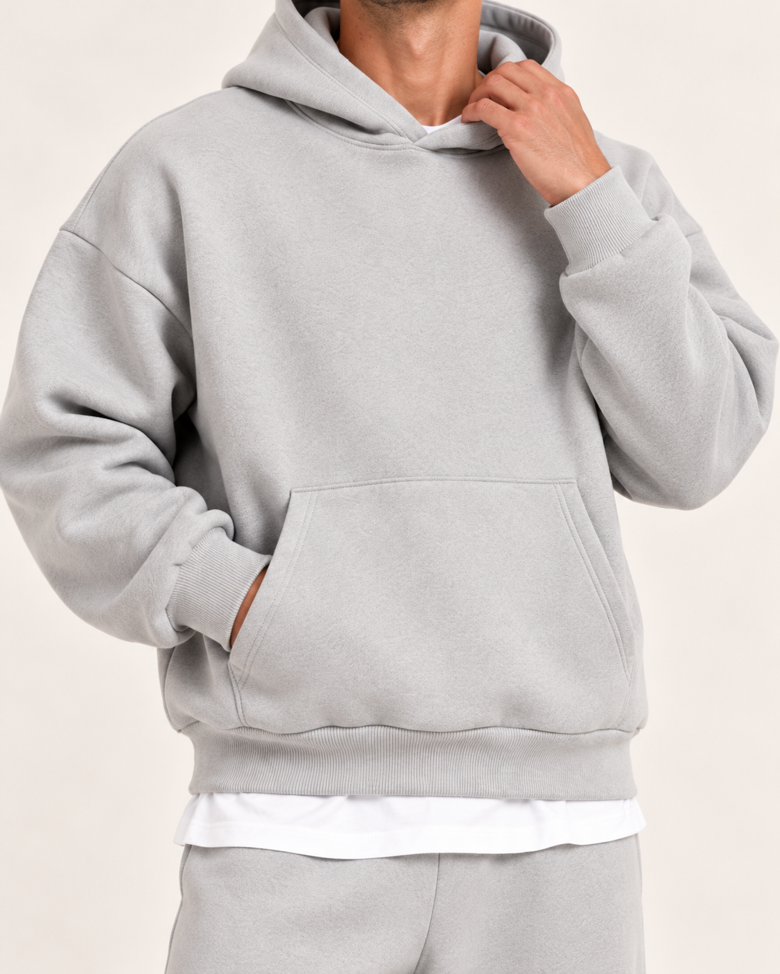 Men's Tracksuit Set With Wide Leg Joggers