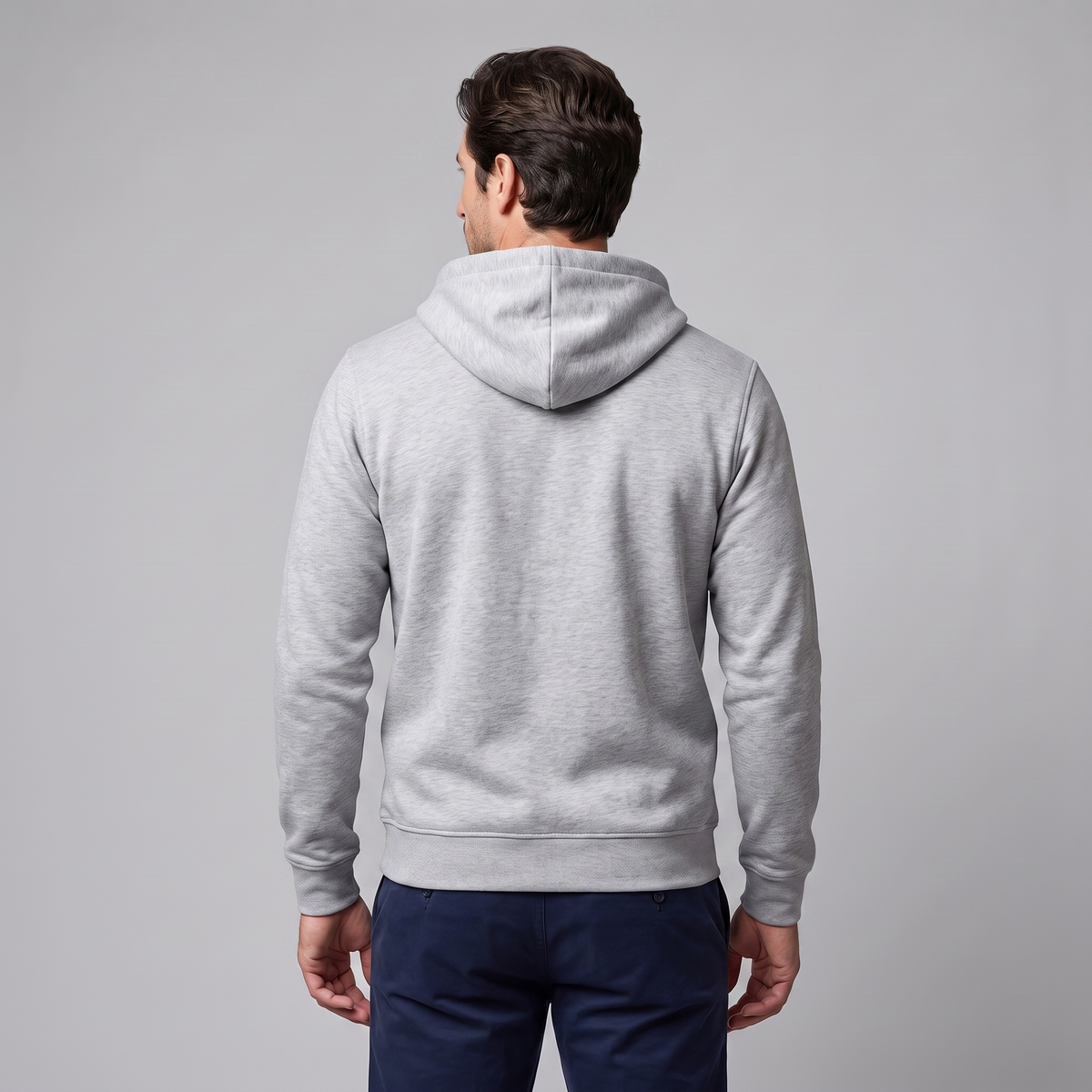 Men's Casual Fleece Hoodie Vest Zip-Up Relaxed Fit Layering Everyday
