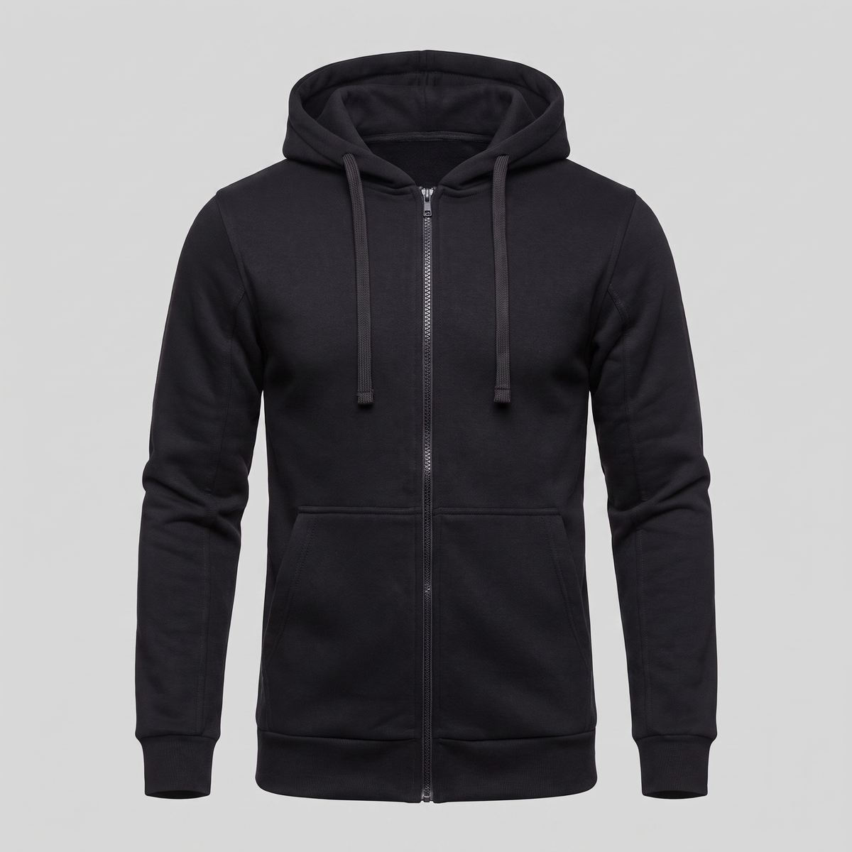 Men's Casual Fleece Hoodie Vest Zip-Up Relaxed Fit Layering Everyday