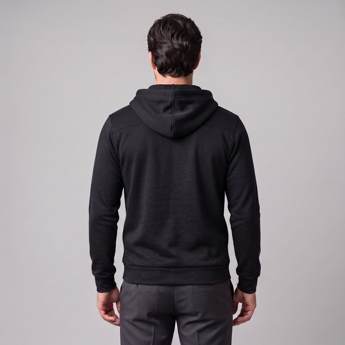 Men's Casual Fleece Hoodie Vest Zip-Up Relaxed Fit Layering Everyday