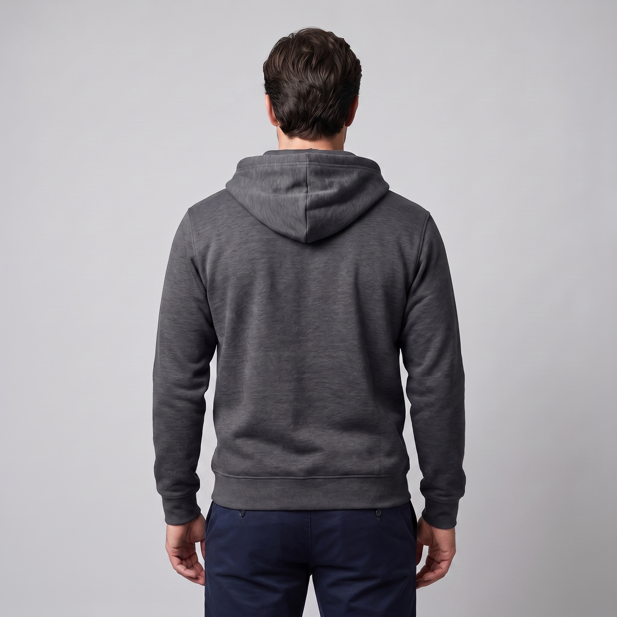 Men's Casual Fleece Hoodie Vest Zip-Up Relaxed Fit Layering Everyday