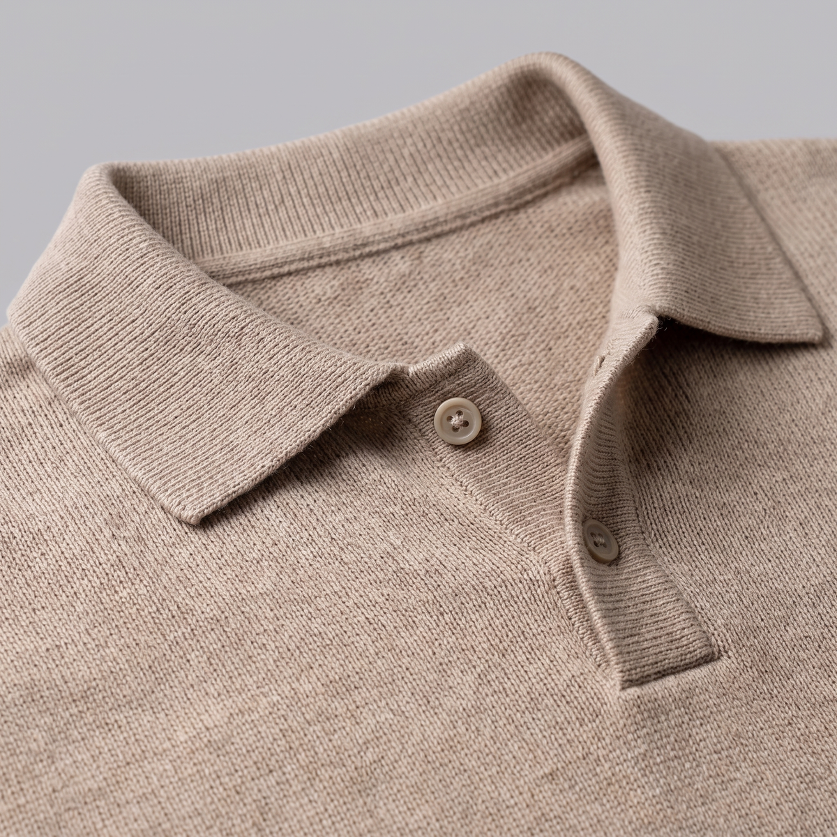 Men's Casual Long Sleeve Polo Sweater Classic Fit Collared Everyday Layering