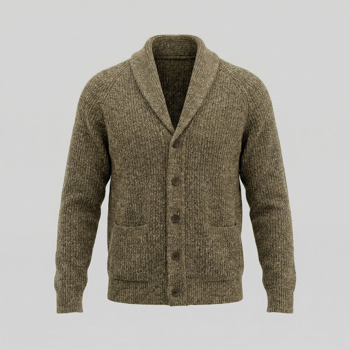 Men's Classic Knitted Cardigan Button-Up Long Sleeve Casual Everyday Wear