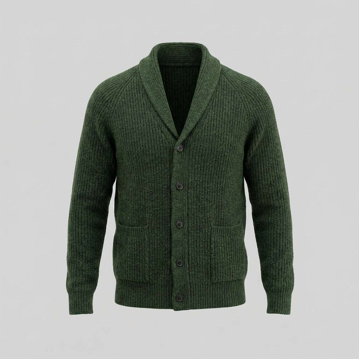 Men's Classic Knitted Cardigan Button-Up Long Sleeve Casual Everyday Wear