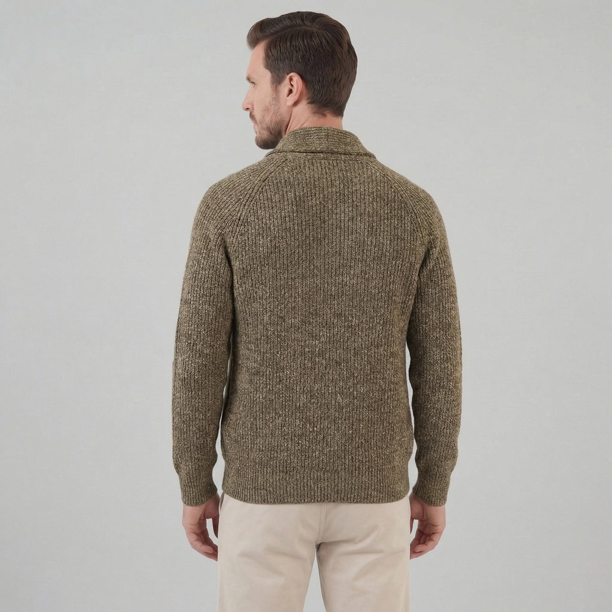 Men's Classic Knitted Cardigan Button-Up Long Sleeve Casual Everyday Wear