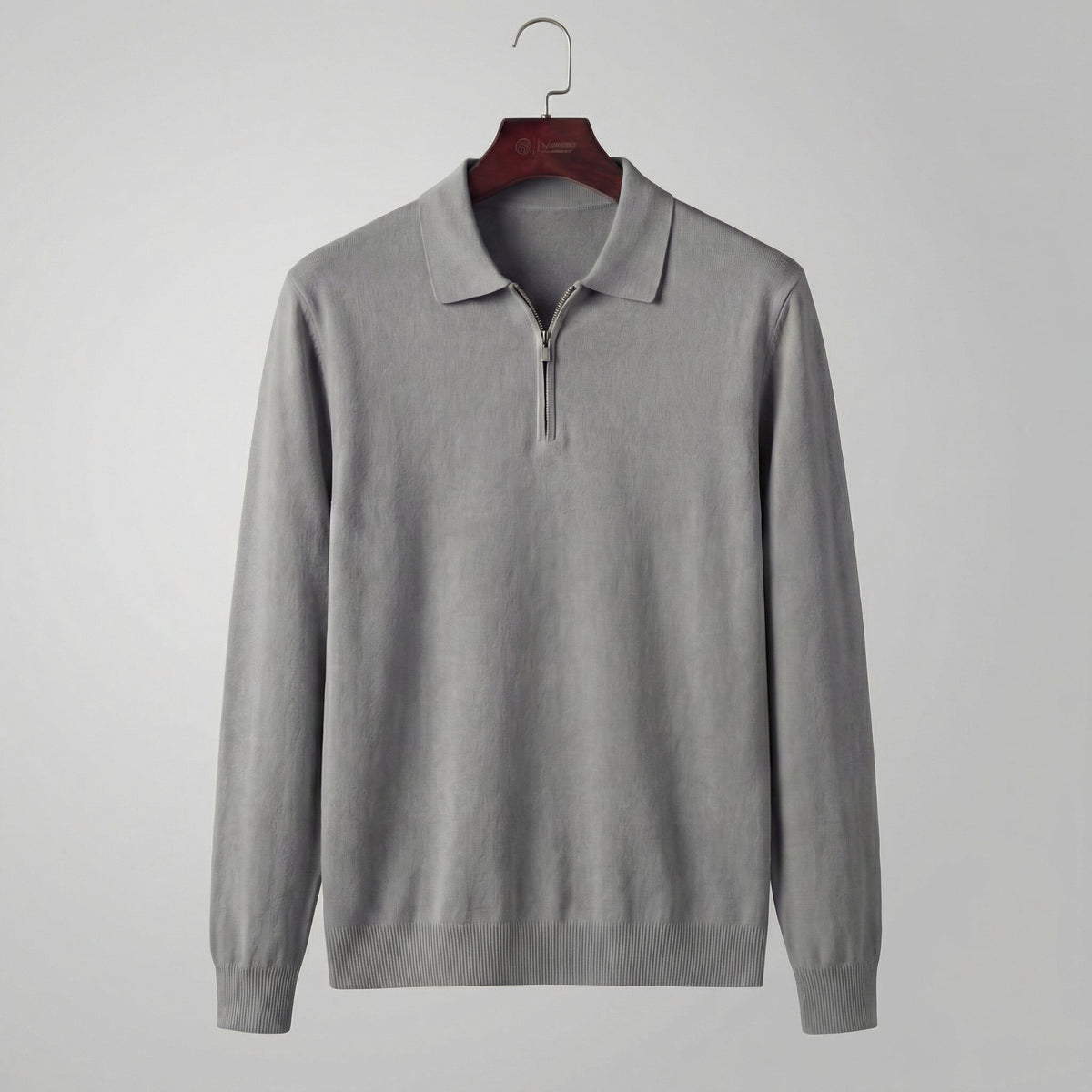 Men's Casual Half Zip Polo Shirt Short Sleeve Collared Everyday Versatile