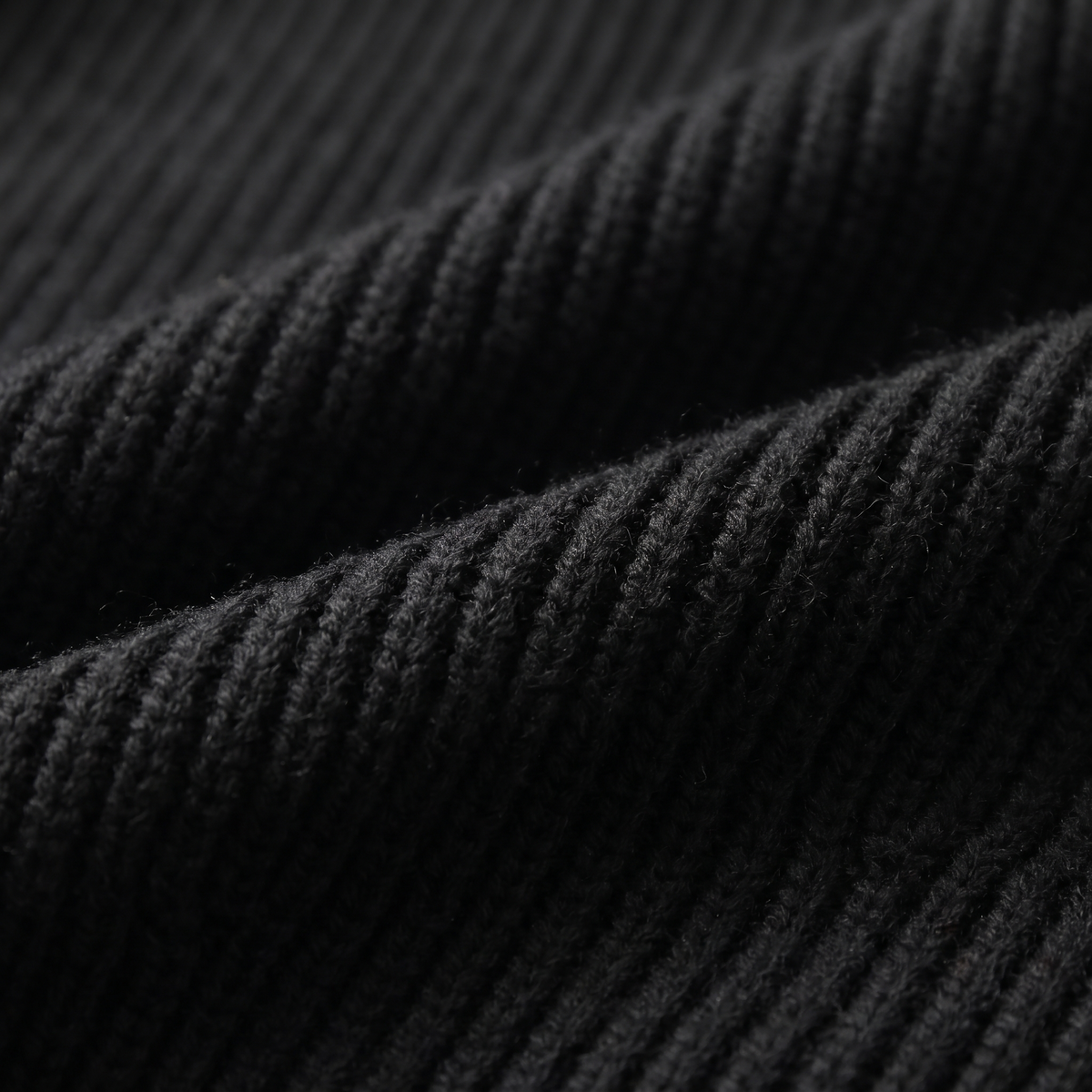 Men's Ribbed Knit Full-Zip Cardigan Relaxed Fit Long Sleeve Casual Layering