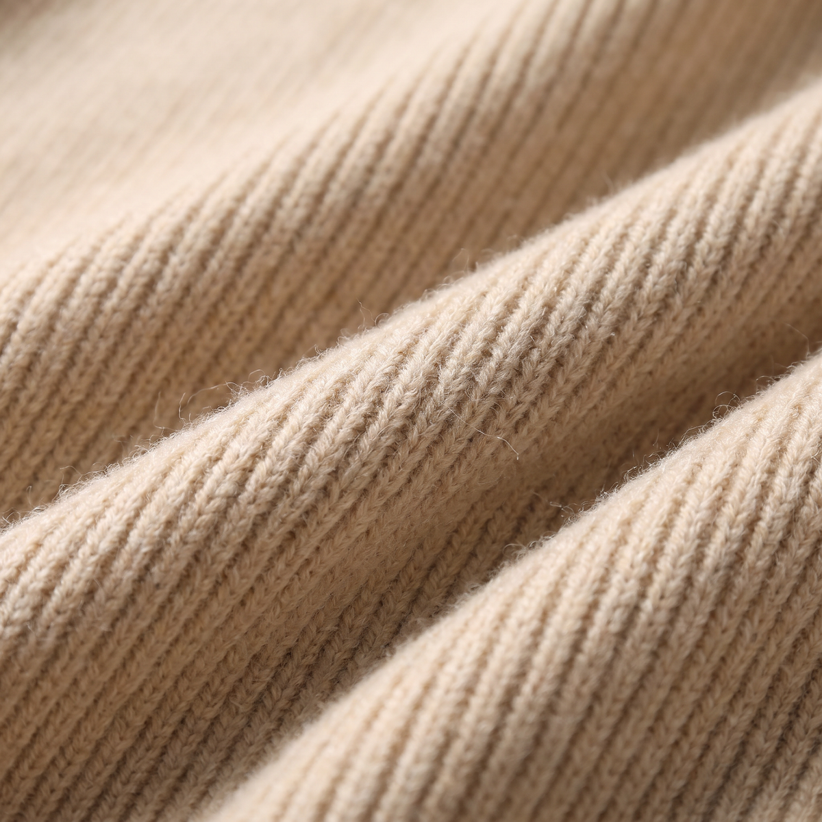 Men's Ribbed Knit Full-Zip Cardigan Relaxed Fit Long Sleeve Casual Layering
