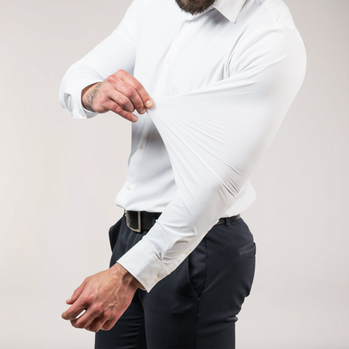 Men's Long Sleeve Button-Up Shirt Classic Fit Collared Casual Everyday Wear
