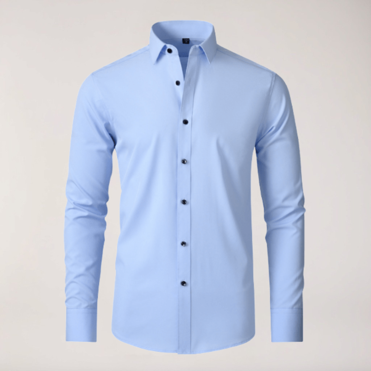 Men's Long Sleeve Button-Up Shirt Classic Fit Collared Casual Everyday Wear