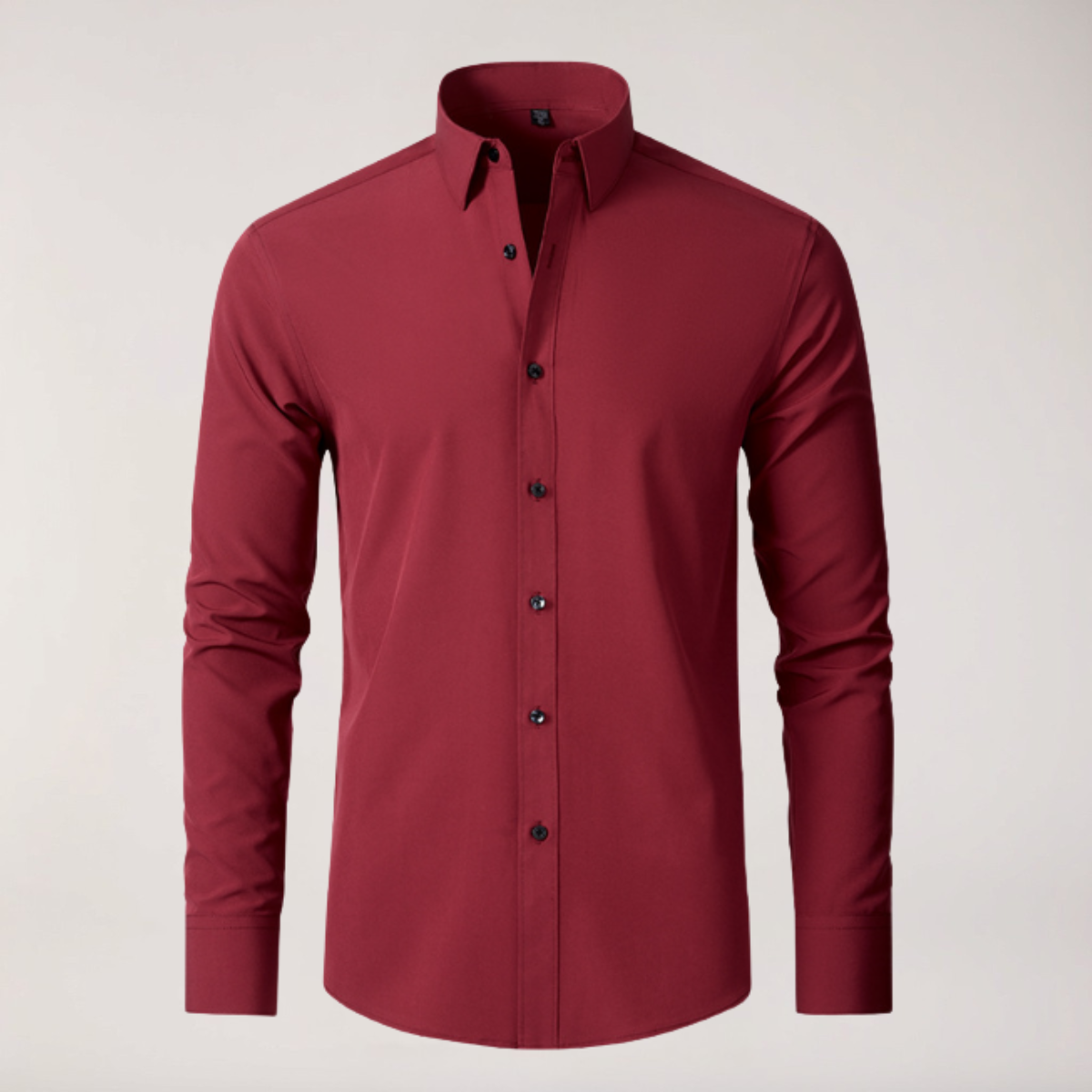 Men's Long Sleeve Button-Up Shirt Classic Fit Collared Casual Everyday Wear