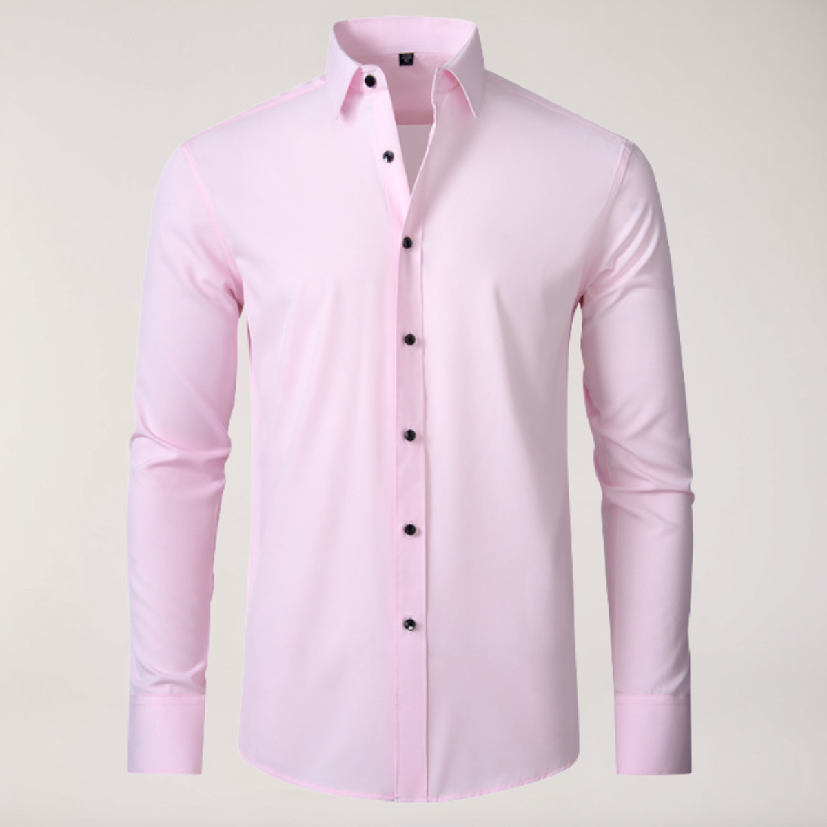 Men's Long Sleeve Button-Up Shirt Classic Fit Collared Casual Everyday Wear