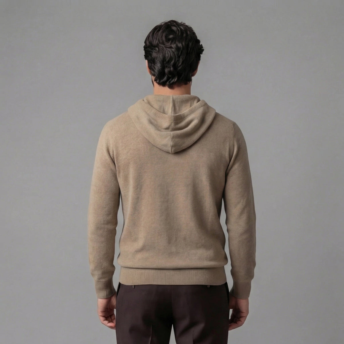 Men's Trendy Zip-Up Hoodie Casual Fit Long Sleeve Stylish Everyday Wear