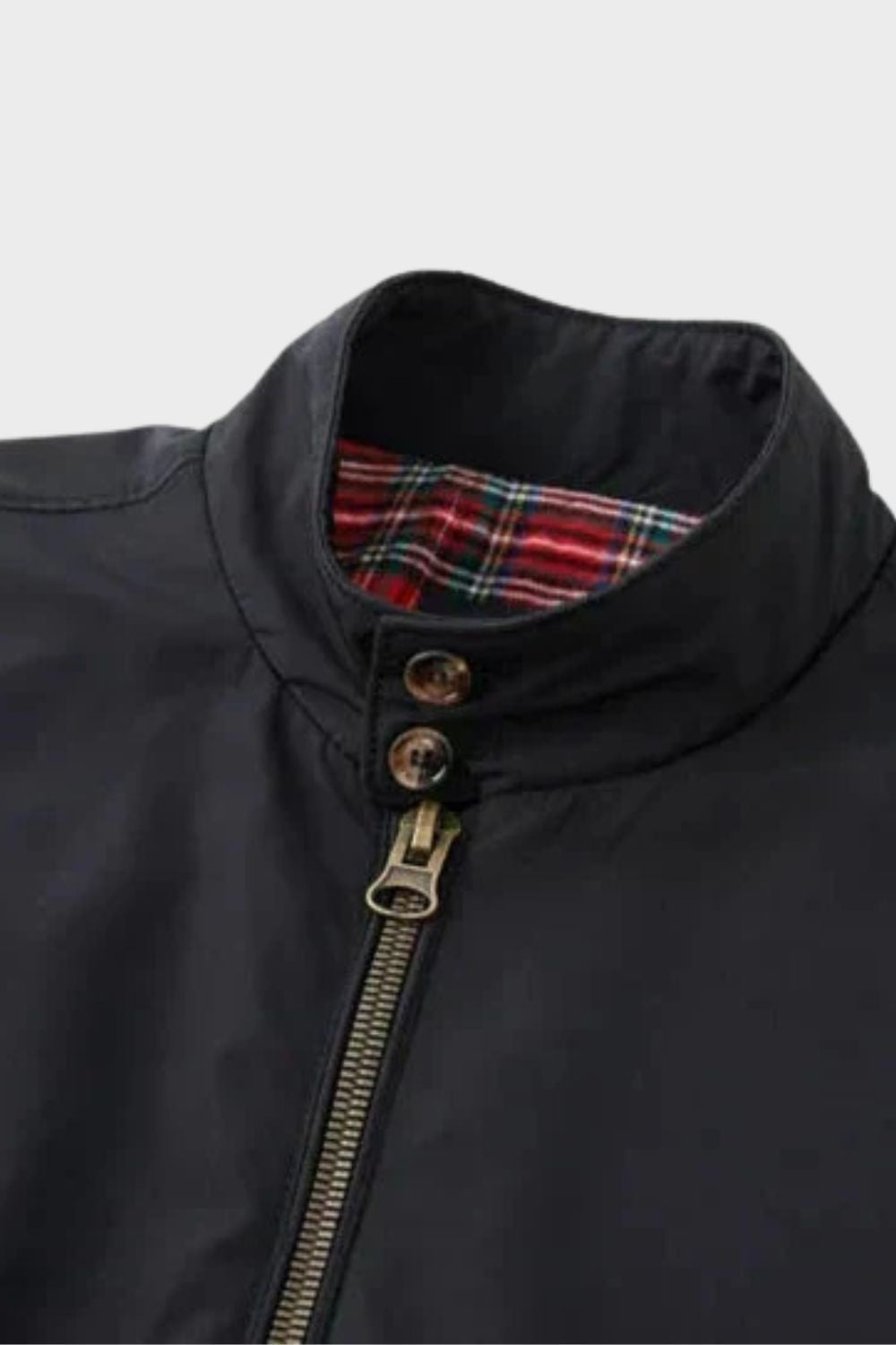 Men's Bomber Jacket Zip Closure Stand Collar Casual Everyday Style
