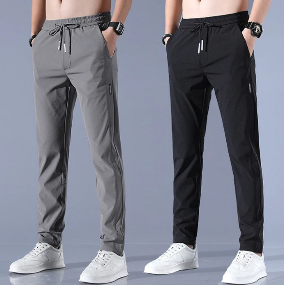 Men's Stretch Dress Pants Tailored Fit Versatile Everyday Office Wear
