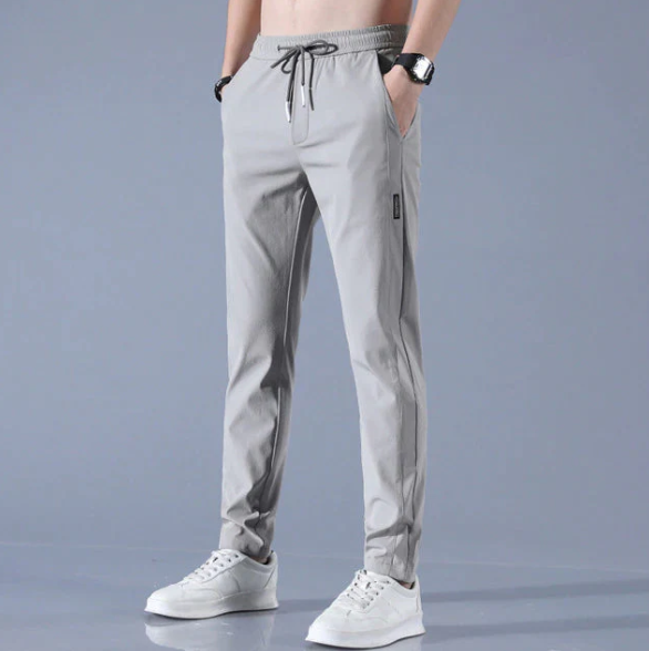 Men's Stretch Dress Pants Tailored Fit Versatile Everyday Office Wear