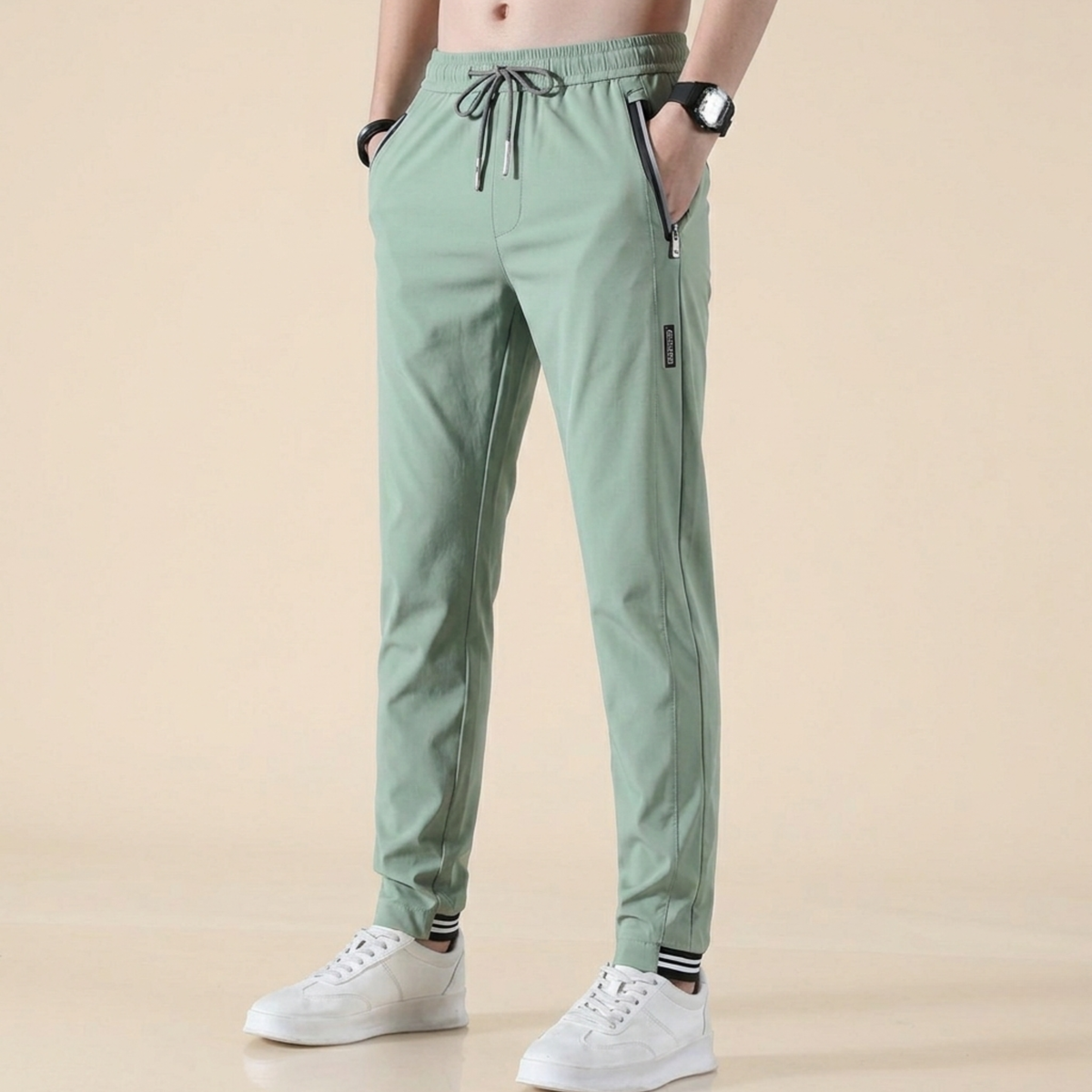 Men's Stretch Dress Pants Tailored Fit Versatile Everyday Office Wear