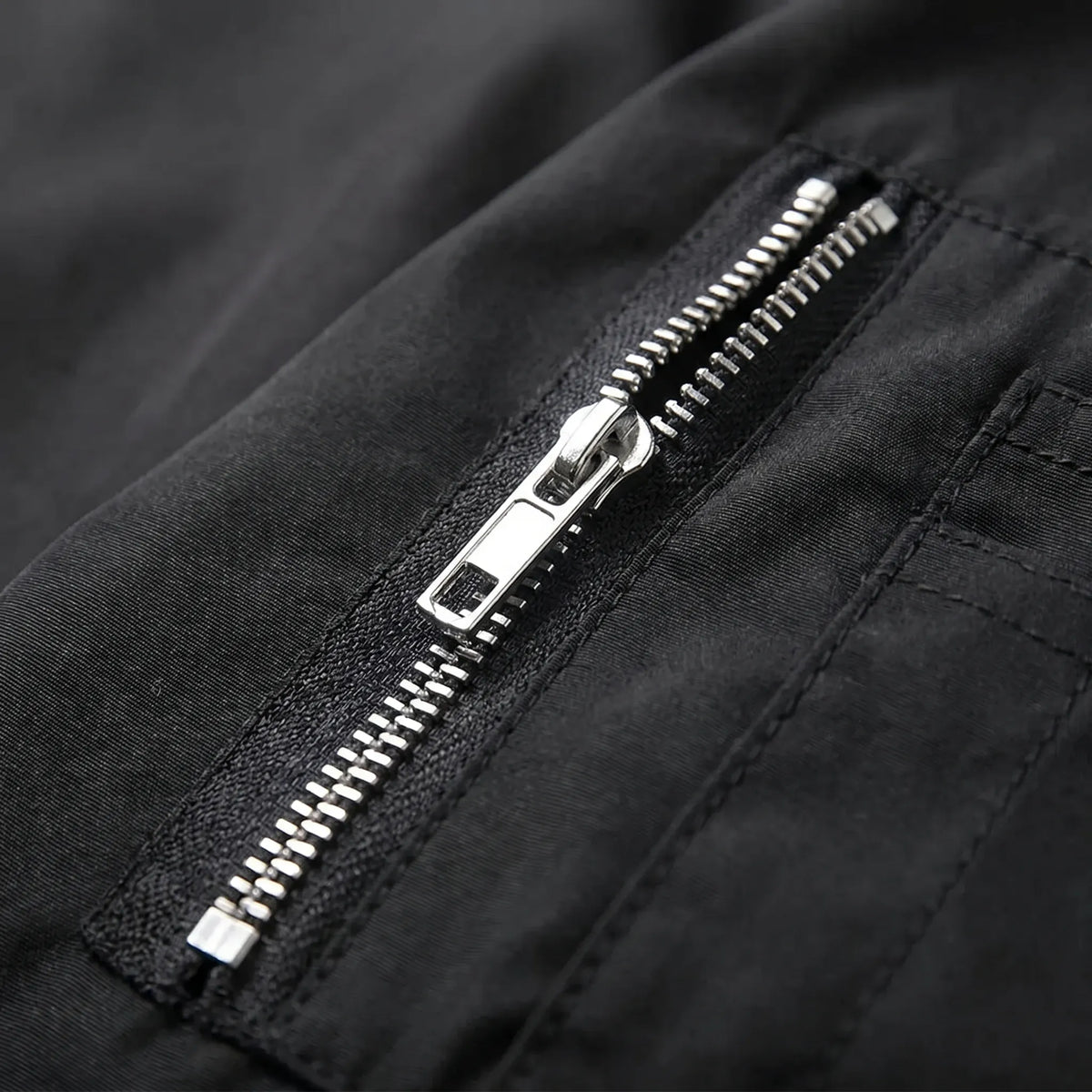 Men's Lightweight Bomber Jacket Zip Closure Stand Collar Casual Everyday