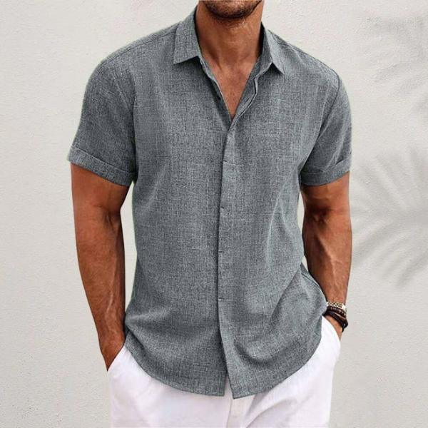 Men's Classic Button-Up Shirt Regular Fit Long Sleeve Collared Casual Everyday