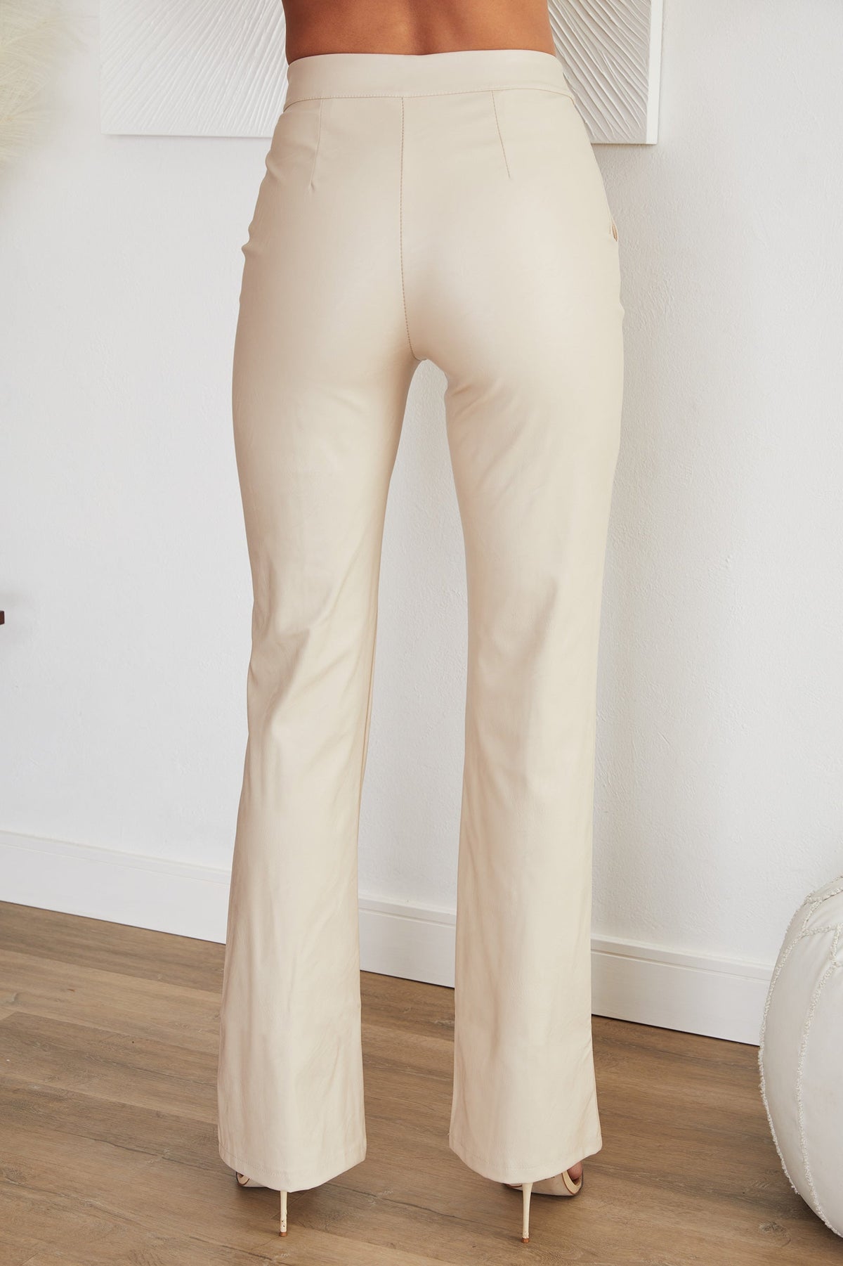 Women's Straight Leg Trousers High-Waisted Tailored Fit Versatile Everyday