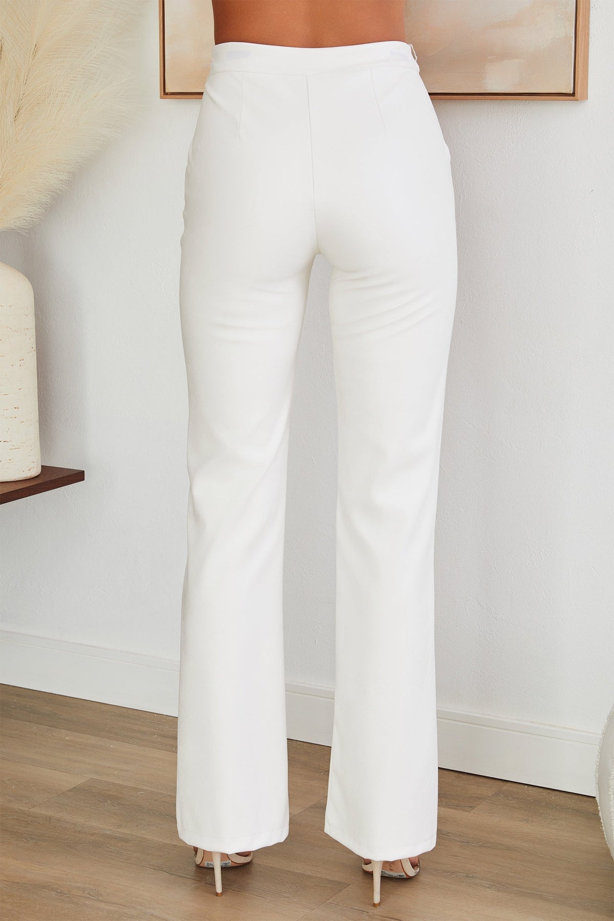 Women's Straight Leg Trousers High-Waisted Tailored Fit Versatile Everyday