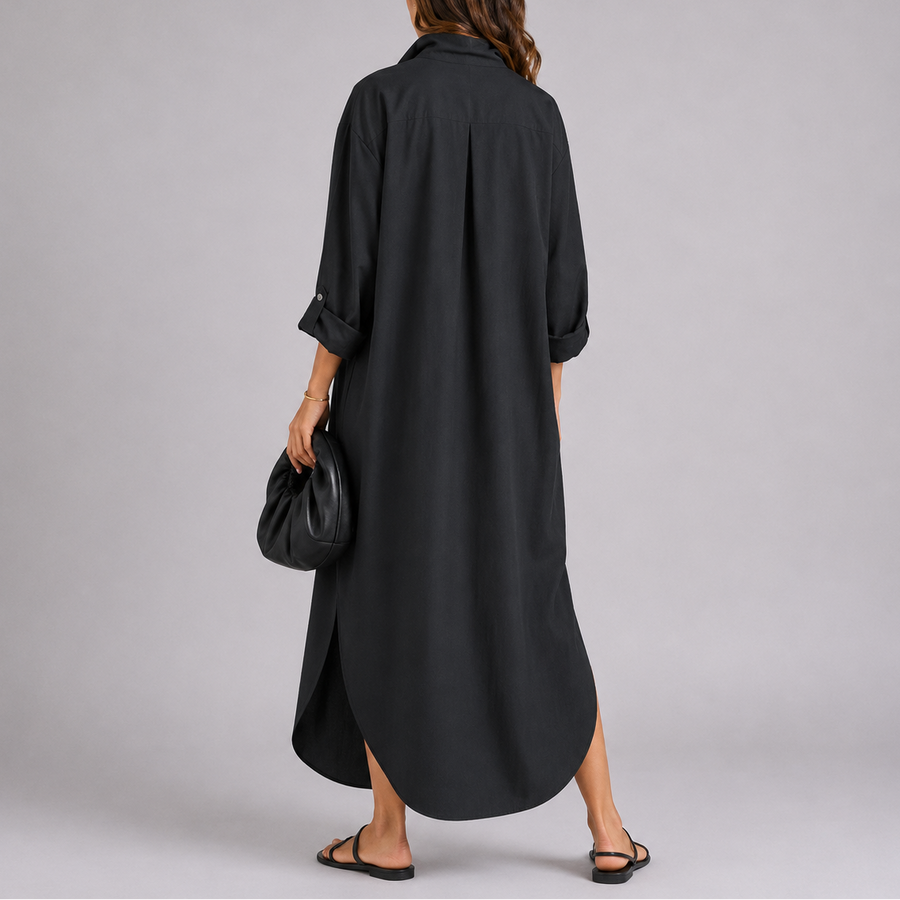 Women's Maxi Dress Relaxed Fit Sleeveless V-Neck Effortless Everyday