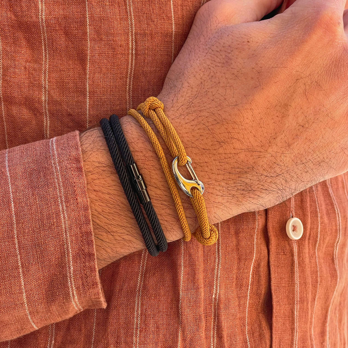 Men's Stylish Bracelet Accessory Adjustable Design Casual Everyday Wear