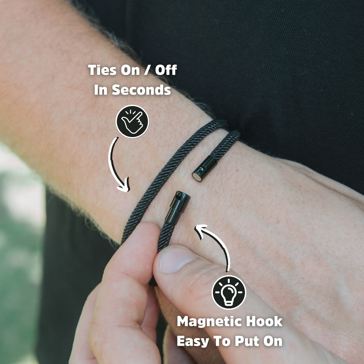 Men's Stylish Bracelet Accessory Adjustable Design Casual Everyday Wear