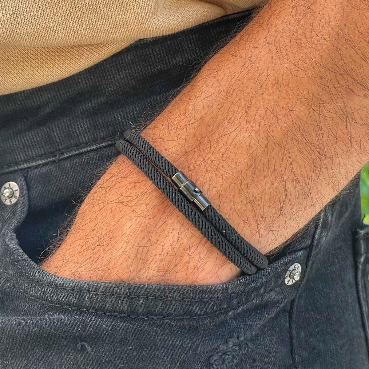 Men's Stylish Bracelet Accessory Adjustable Design Casual Everyday Wear