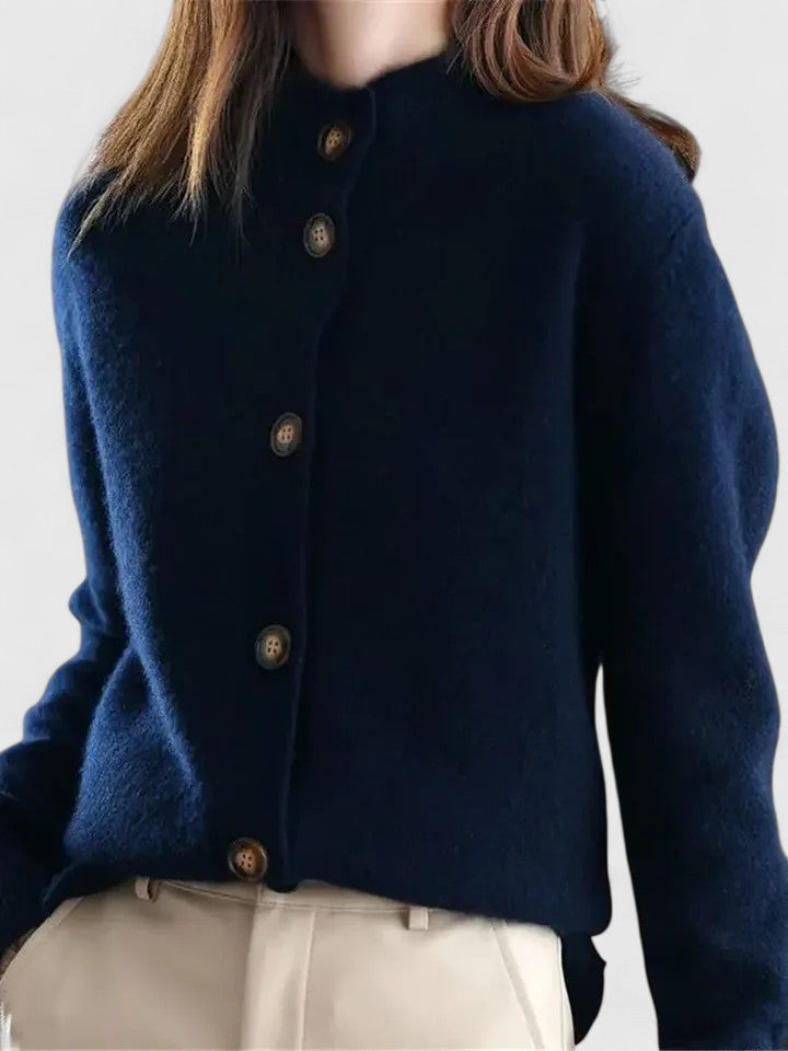 Women's Elegant Cardigan Open Front Long Sleeve Cosy Layering Occasion