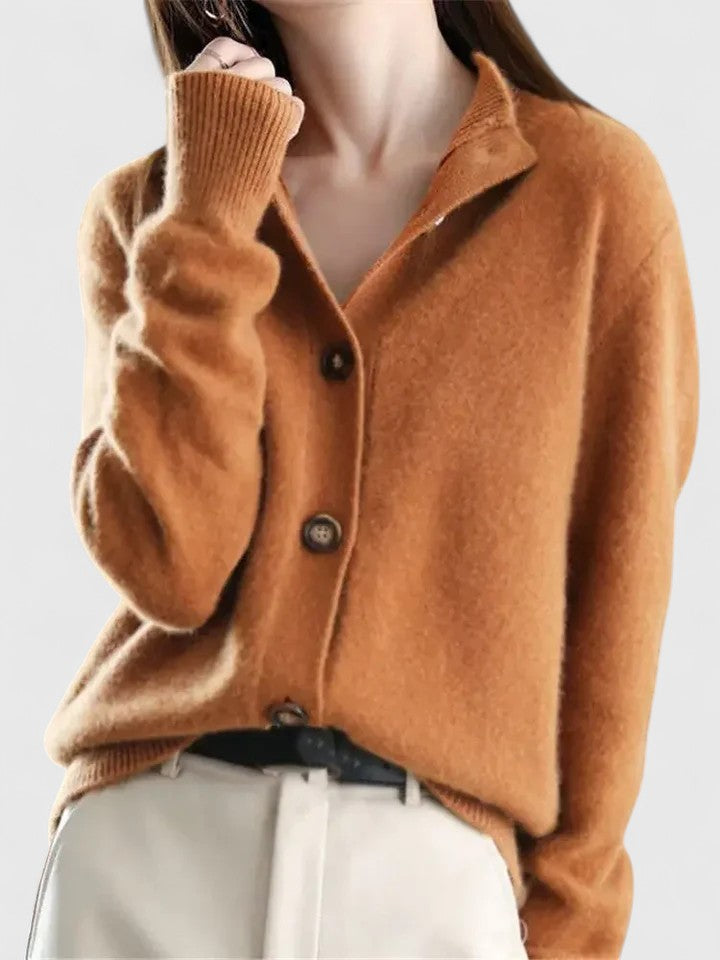 Women's Elegant Cardigan Open Front Long Sleeve Cosy Layering Occasion