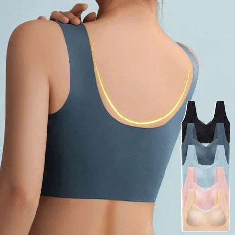Women's Seamless Bra Ultra-Soft Stretch Everyday Wear Supportive Design