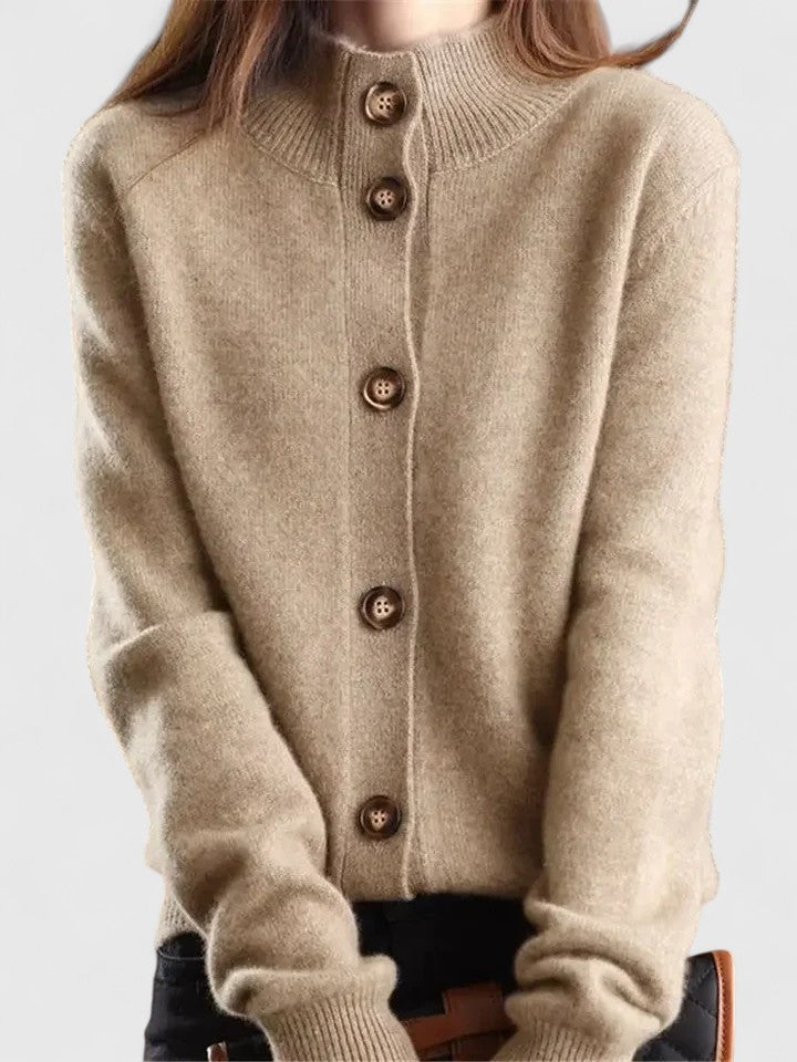 Women's Elegant Cardigan Open Front Long Sleeve Cosy Layering Occasion