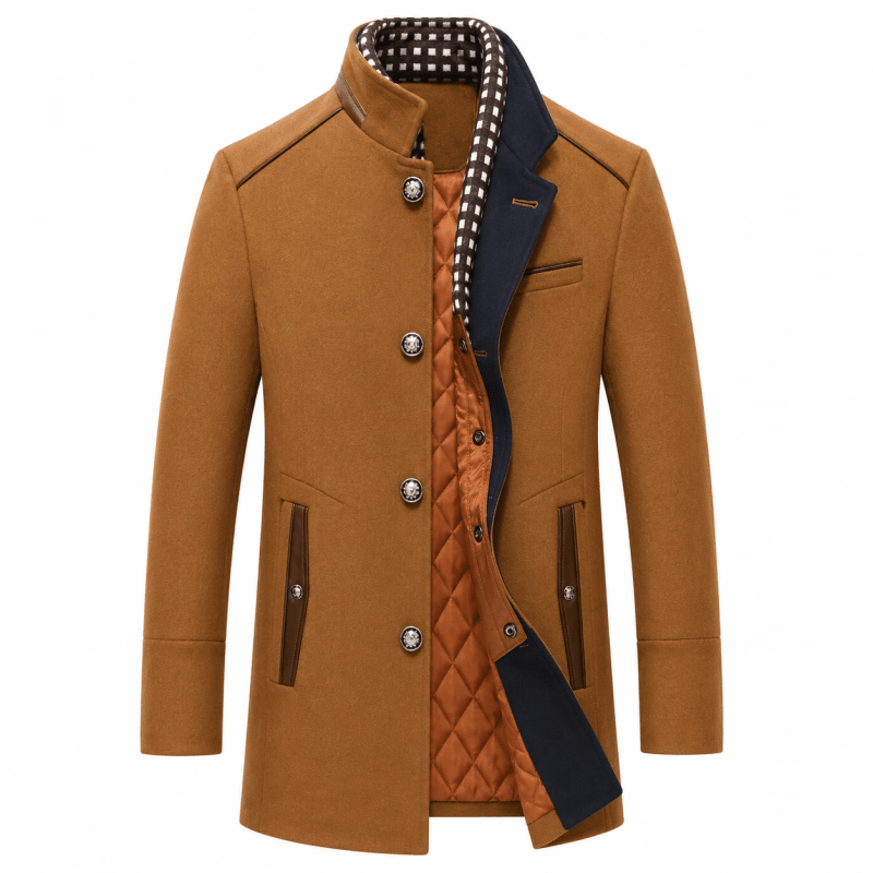 Men's Slim Fit Blazer — Single Breasted Notch Lapel Jacket for Weddings & Christmas Parties