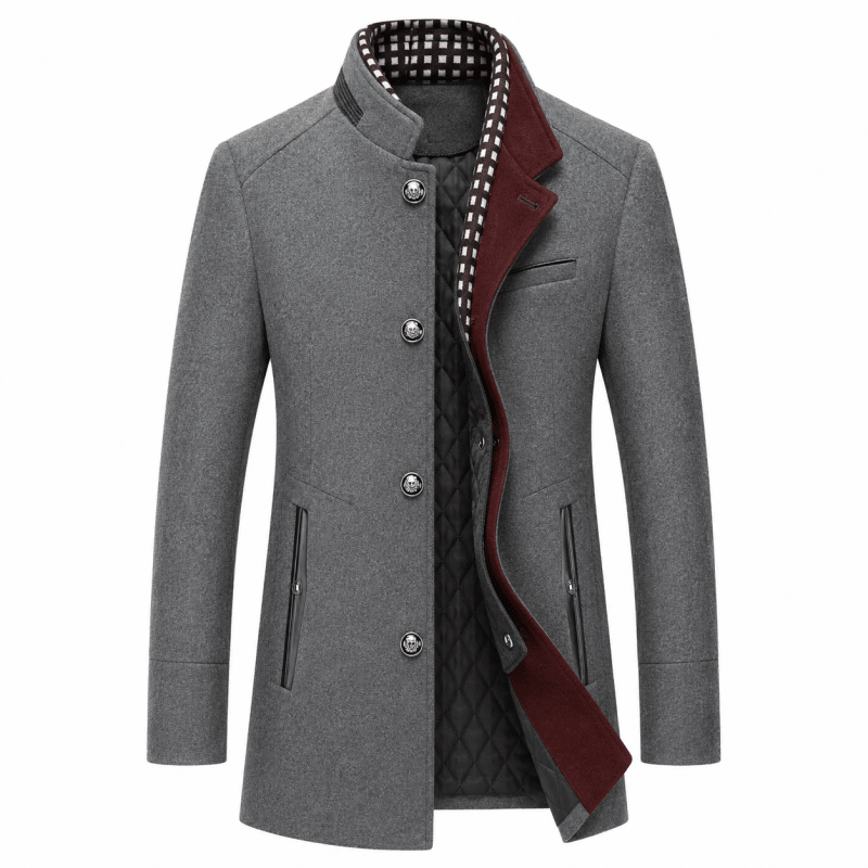 Men's Slim Fit Blazer — Single Breasted Notch Lapel Jacket for Weddings & Christmas Parties