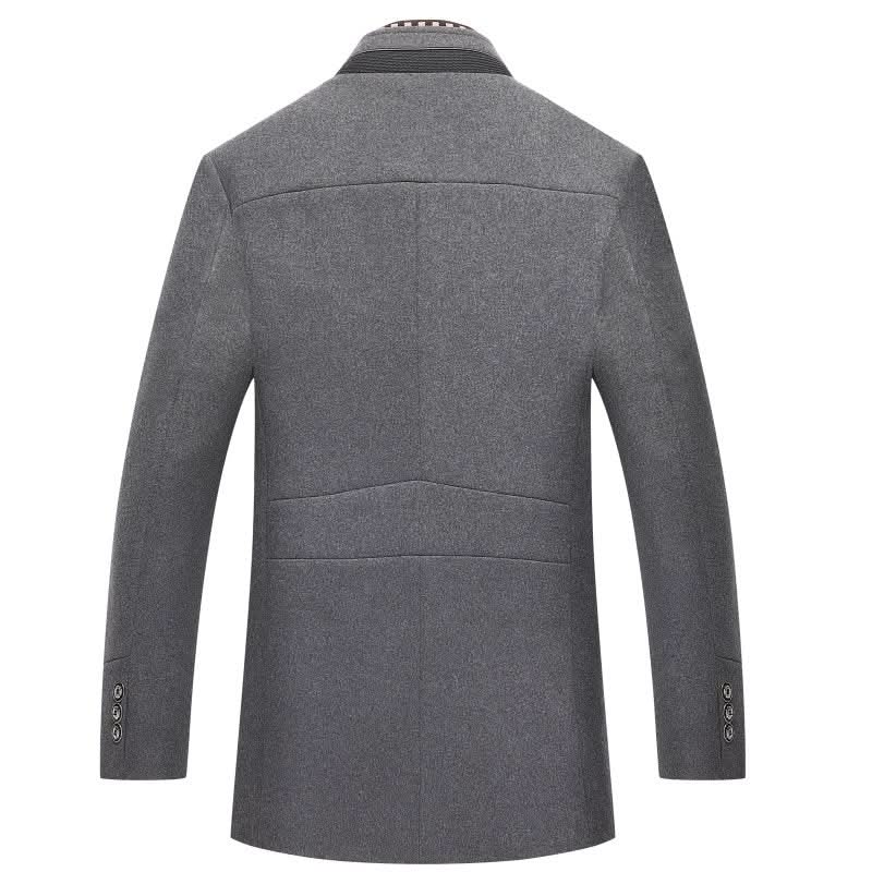 Men's Slim Fit Blazer — Single Breasted Notch Lapel Jacket for Weddings & Christmas Parties