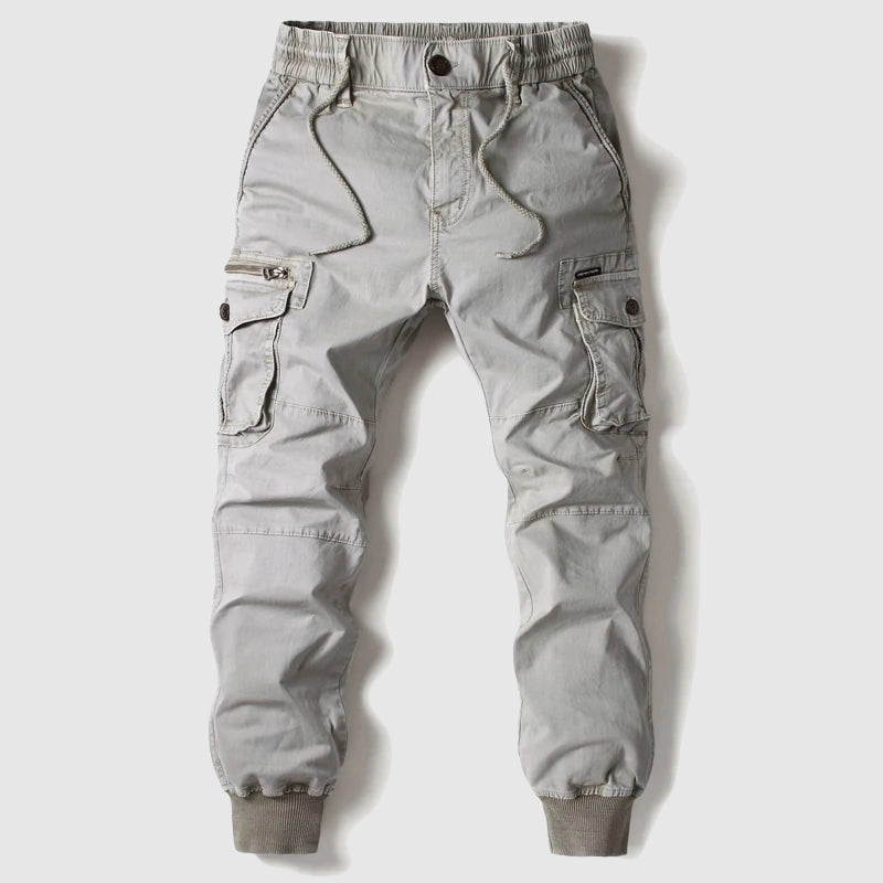 Men's Tactical Cargo Joggers Pants Utility Style Multi-Pocket Outdoor Casual